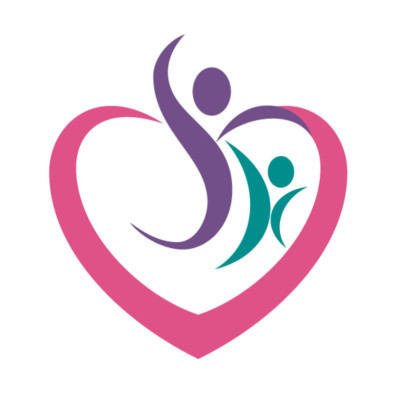 image of a heart shape with two figures interacting inside the shape